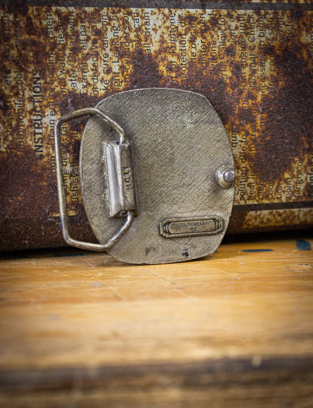 Vintage Harley Davidson Eagle Logo Belt Buckle 1980