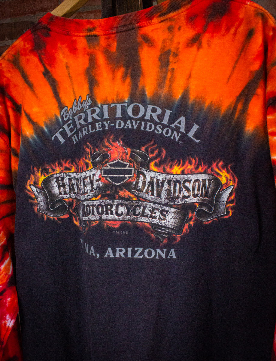 Harley Davidson Yuma, Arizona Long Sleeve Graphic T Shirt 2010 XL