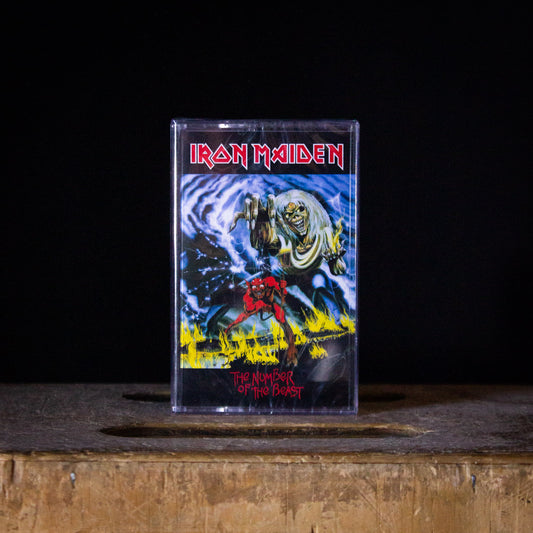 Iron Maiden Number Of The Beast Cassette (White)