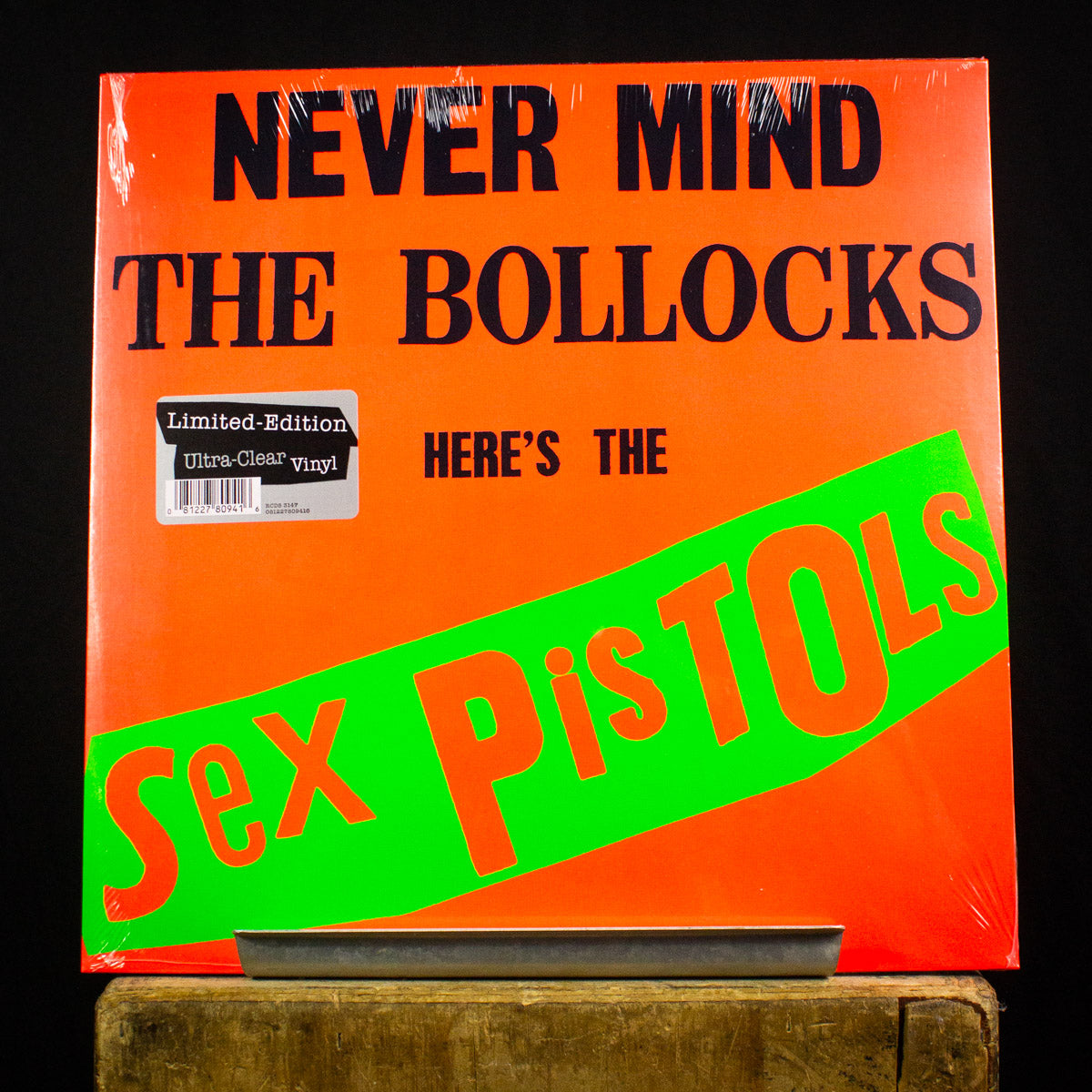Sex Pistols Never Mind The Bollocks LP (Clear Vinyl) – Black Shag 
