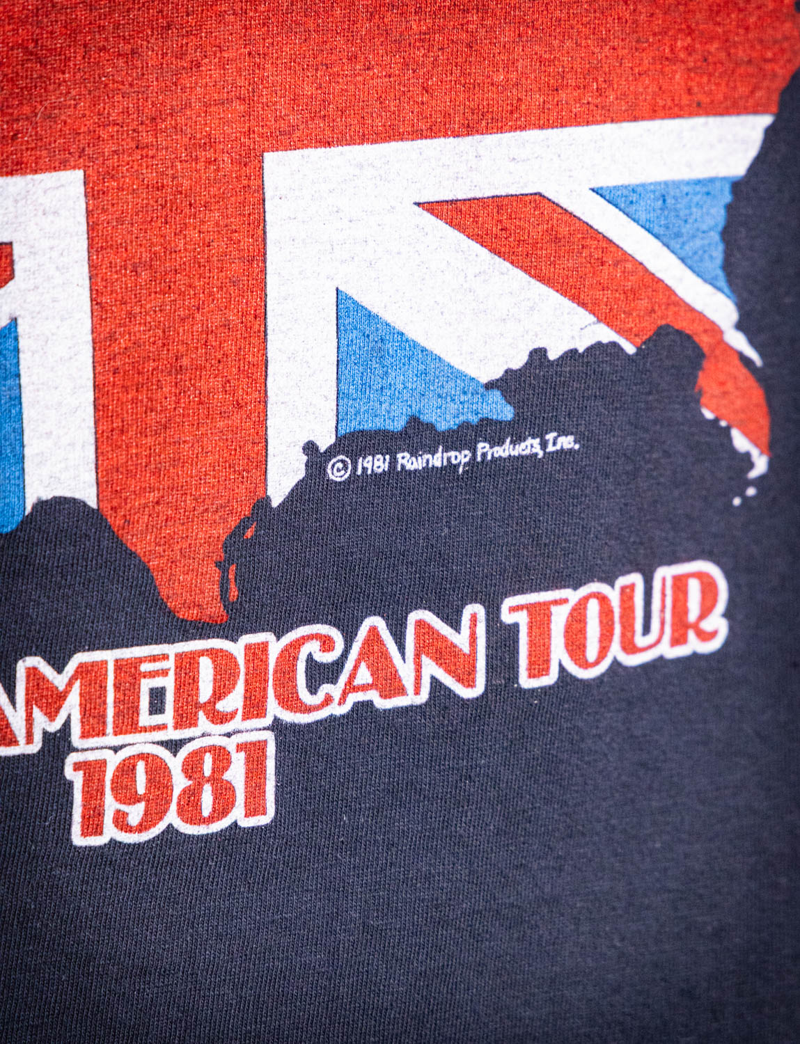 Vintage 1981 Rolling Stones North American Tour Concert T Shirt Small