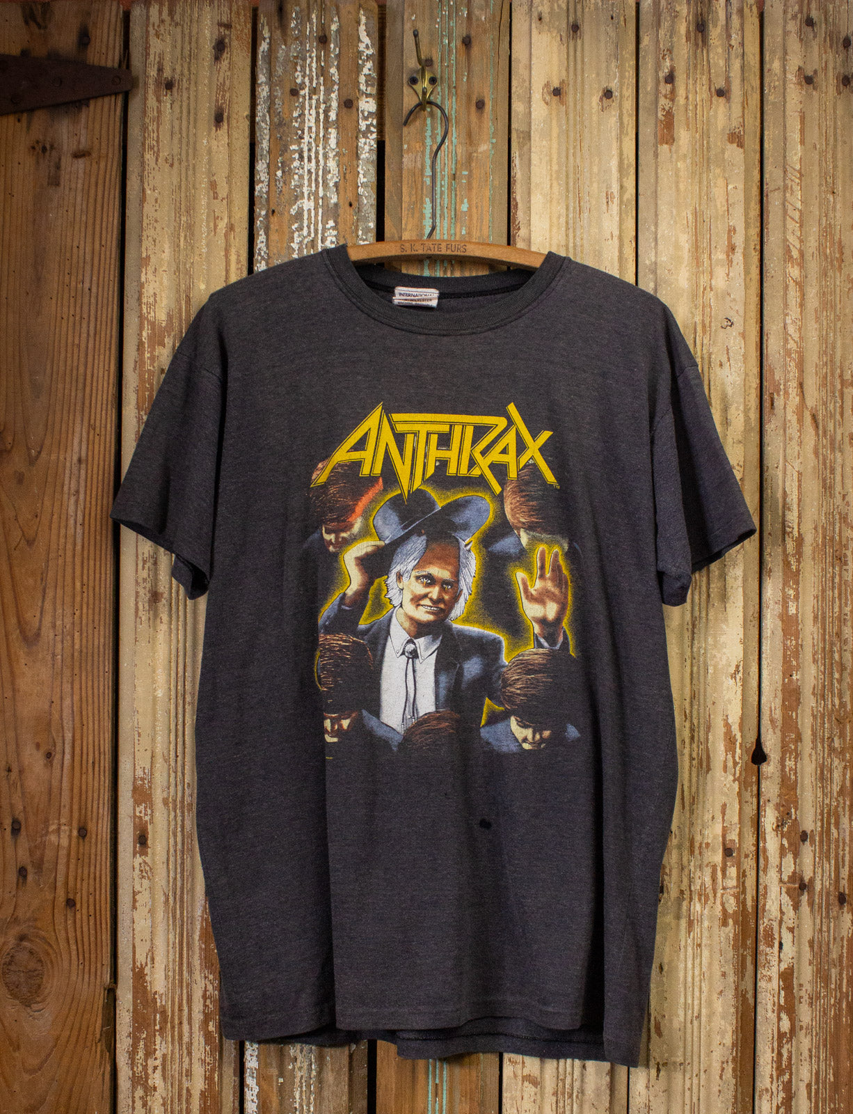販売公式 ANTHRAX ビンテージTシャツ - トップス