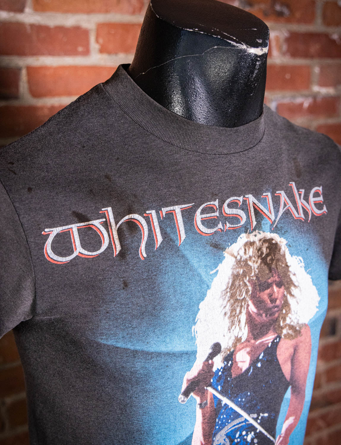 Vintage 1987 Whitesnake David Coverdale Concert T Shirt Small