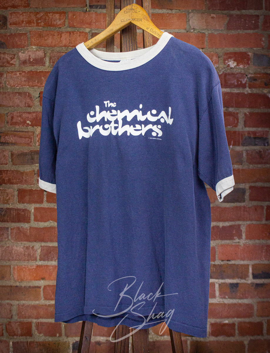Vintage 1996 The Chemical Brothers Promo T-Shirt – Black Shag Vintage
