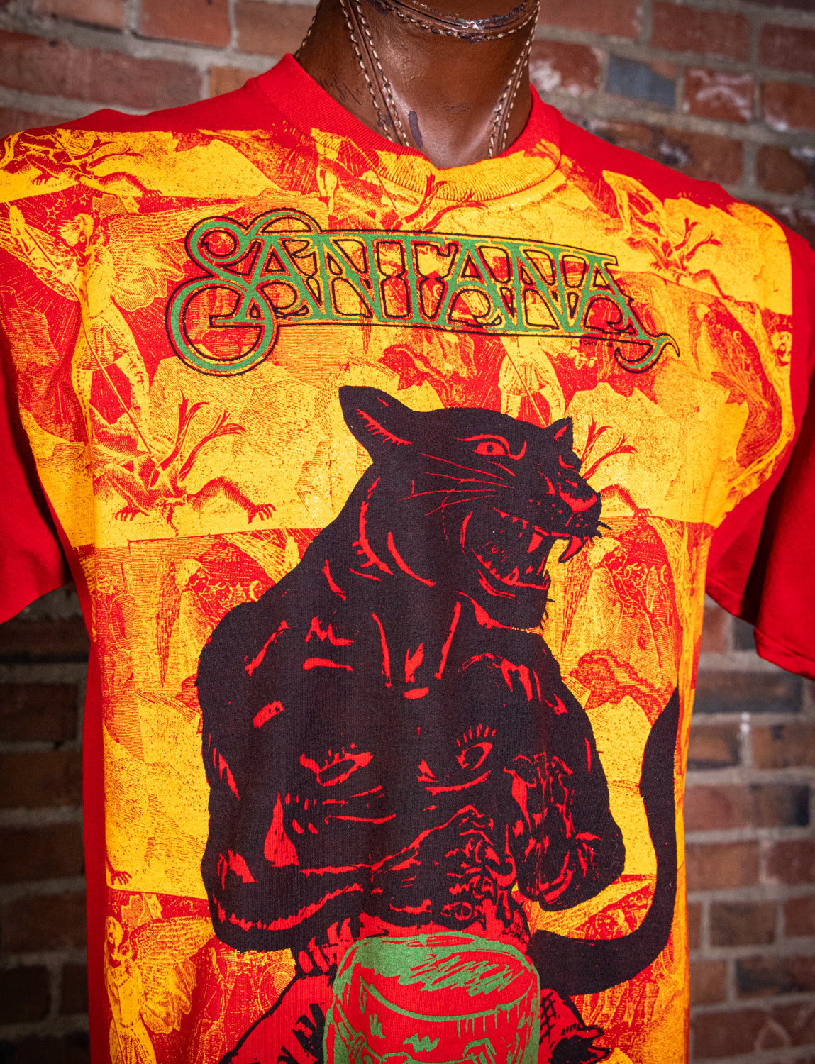Vintage 1999 Santana World Tour Concert T Shirt L/XL