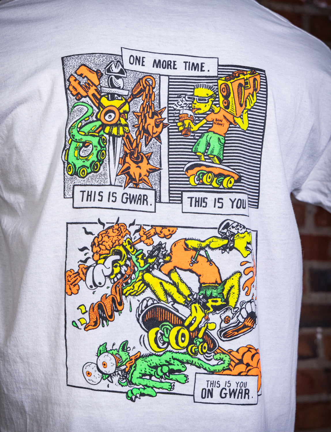 Vintage 90s GWAR Frenchy Concert T Shirt Large