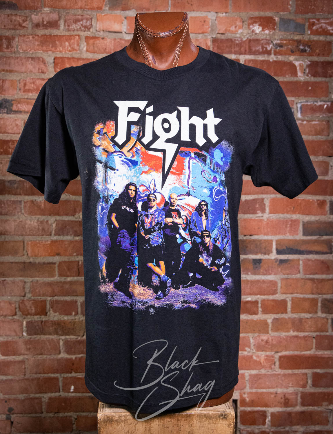 Vintage 90s Fight Rob Halford Concert T Shirt Large