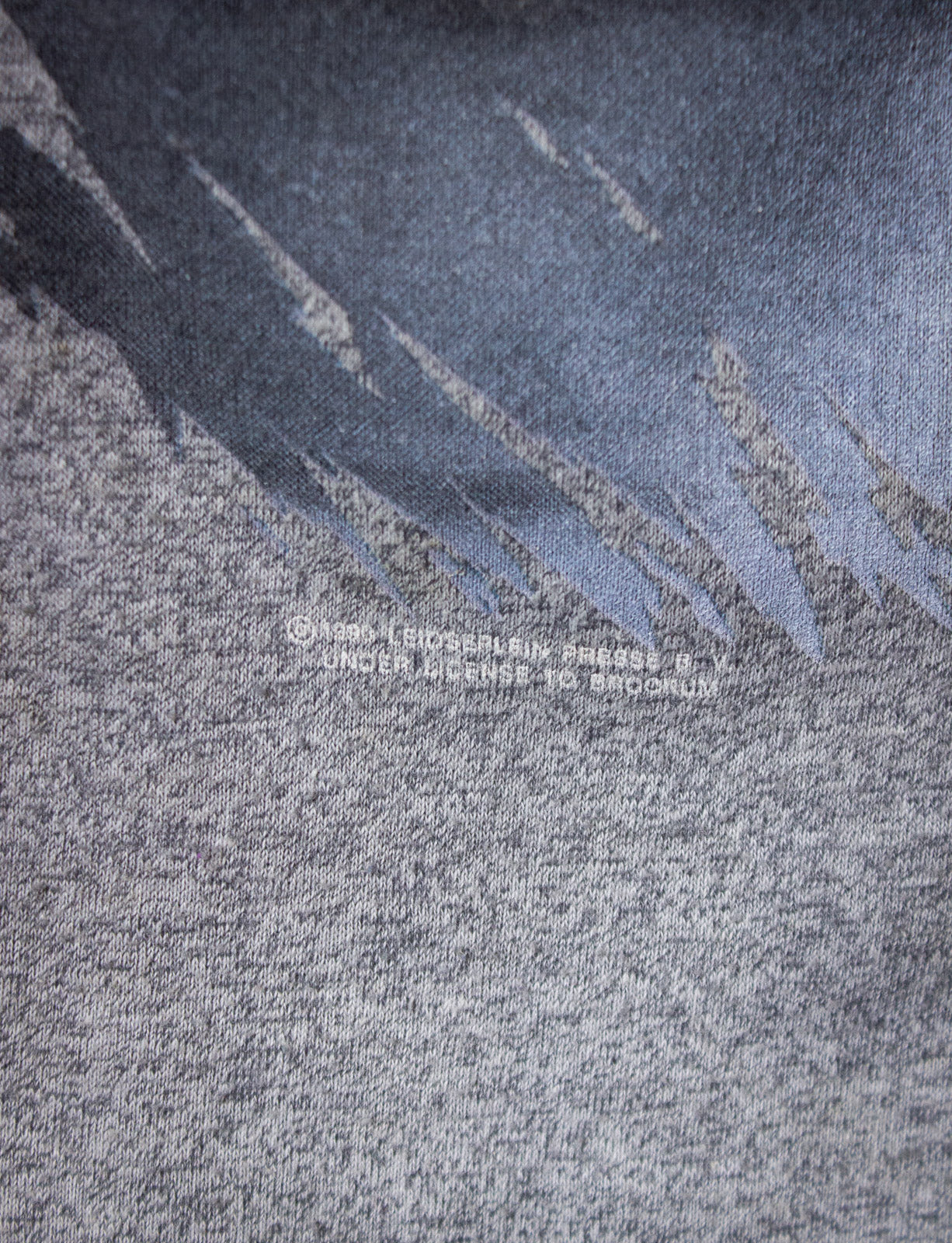 Vintage AC/DC The Razors Edge Concert T Shirt Raglan 1990 Grey/Black Large