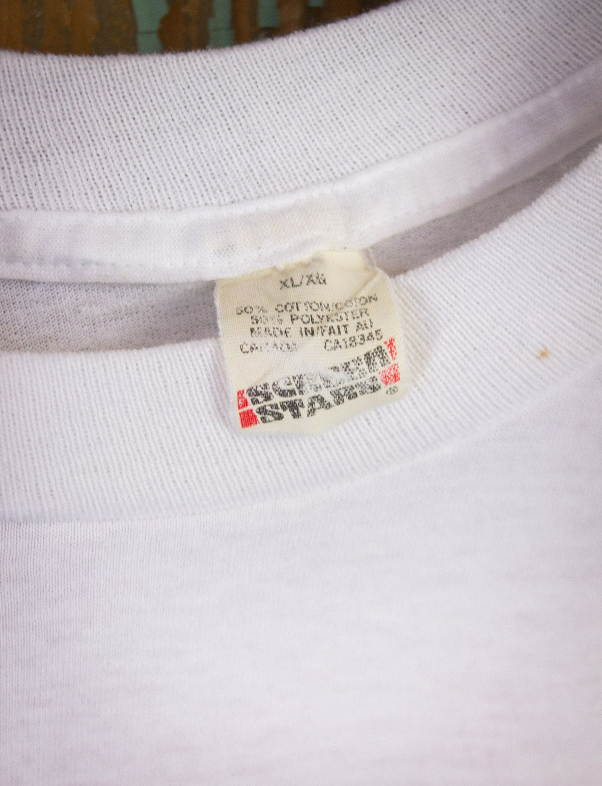 Vintage Alice Cooper Trash Canada Concert T Shirt 1989/90 White XL