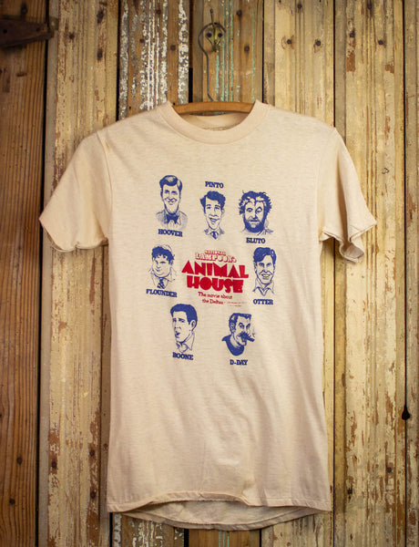 Vintage Animal House Graphic Tee Shirt White Men's Size L