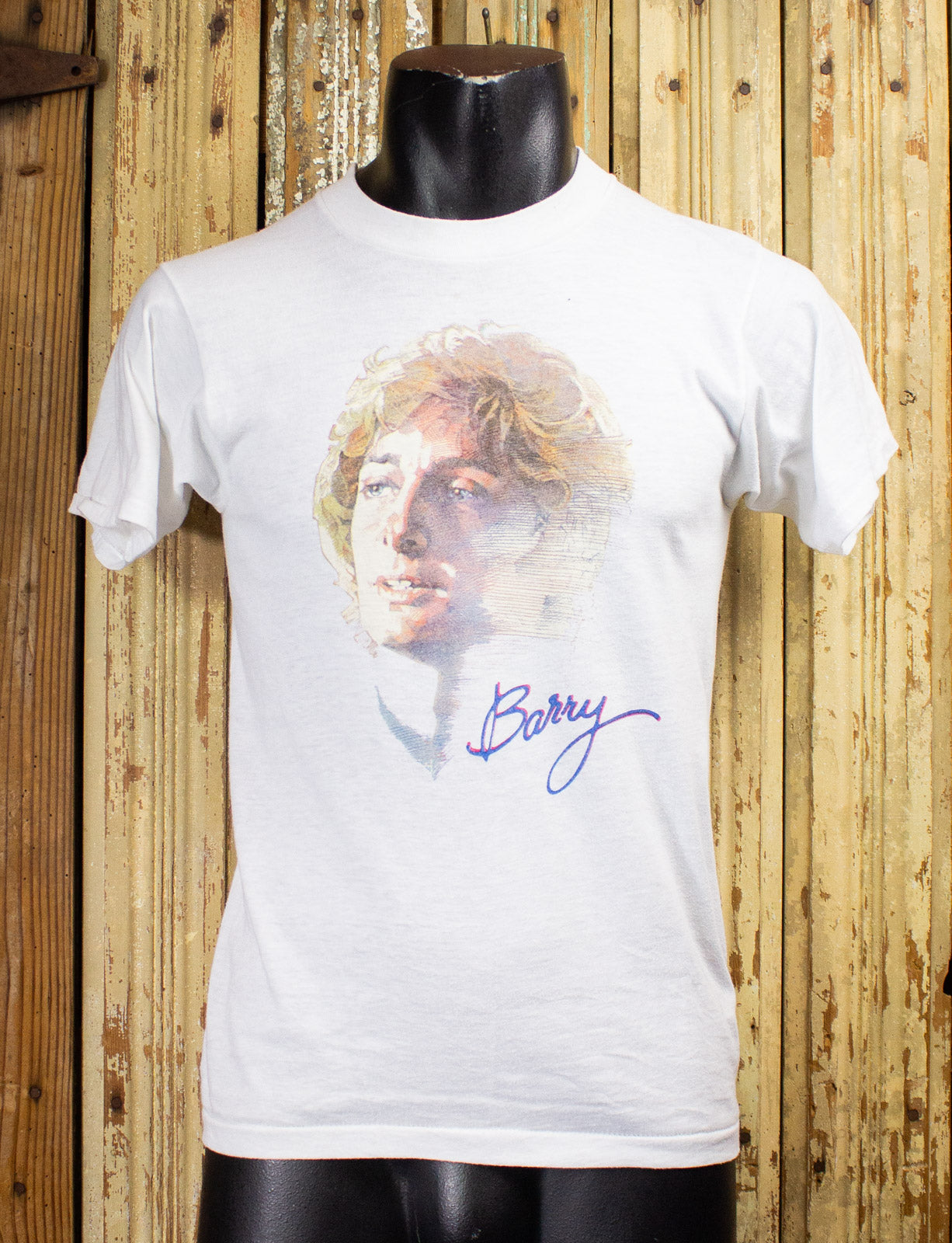 Vintage 70s 80s Barry Manilow Tour Shirt cheapest Single-Stitch Concert Parking Lot Boot