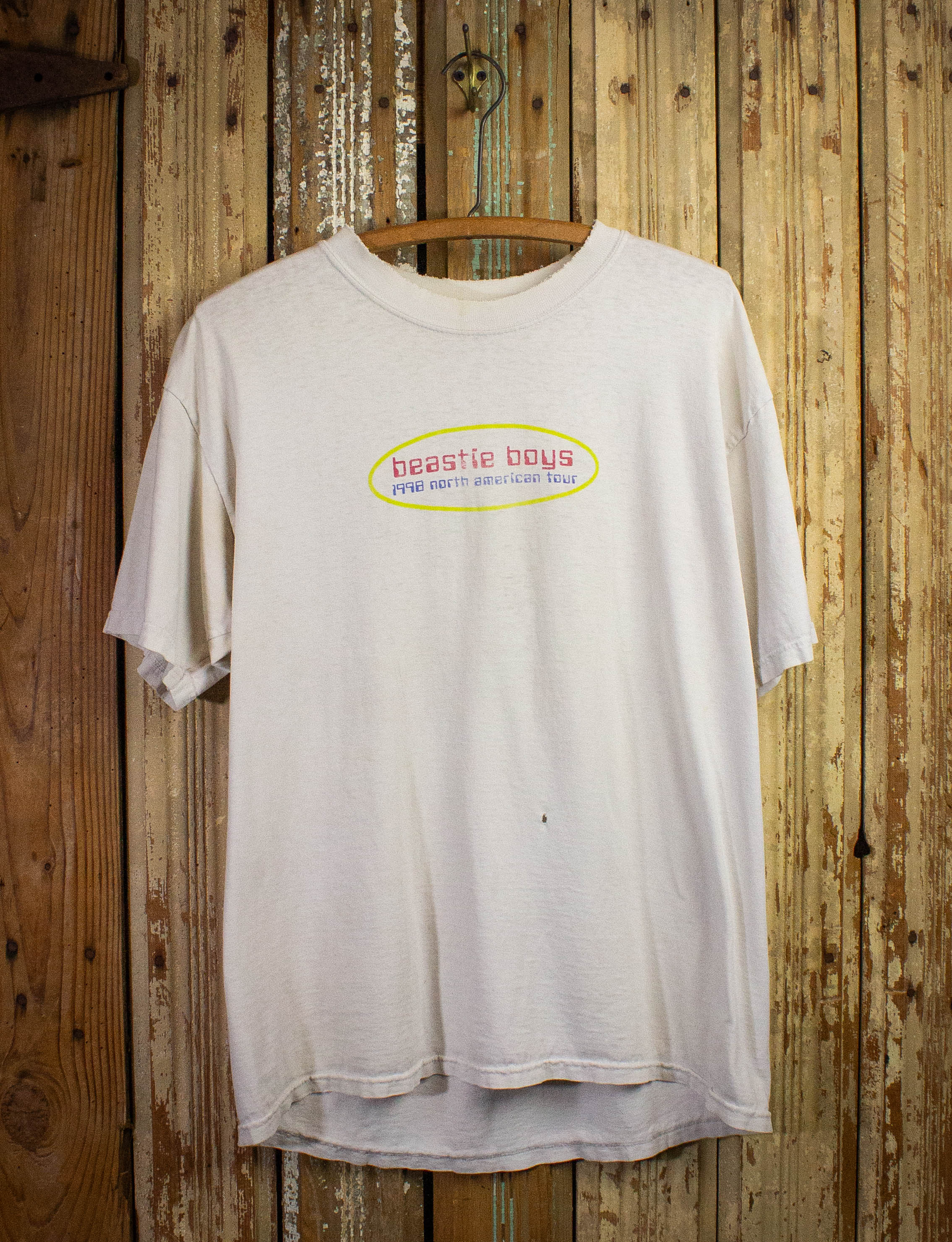 Vintage Beastie Boys North American Tour Concert Rap Tee 1998 White La