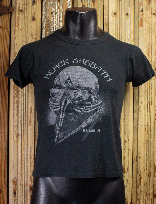 Vintage Black Sabbath Never Say Die Concert T Shirt 1978 Black XS