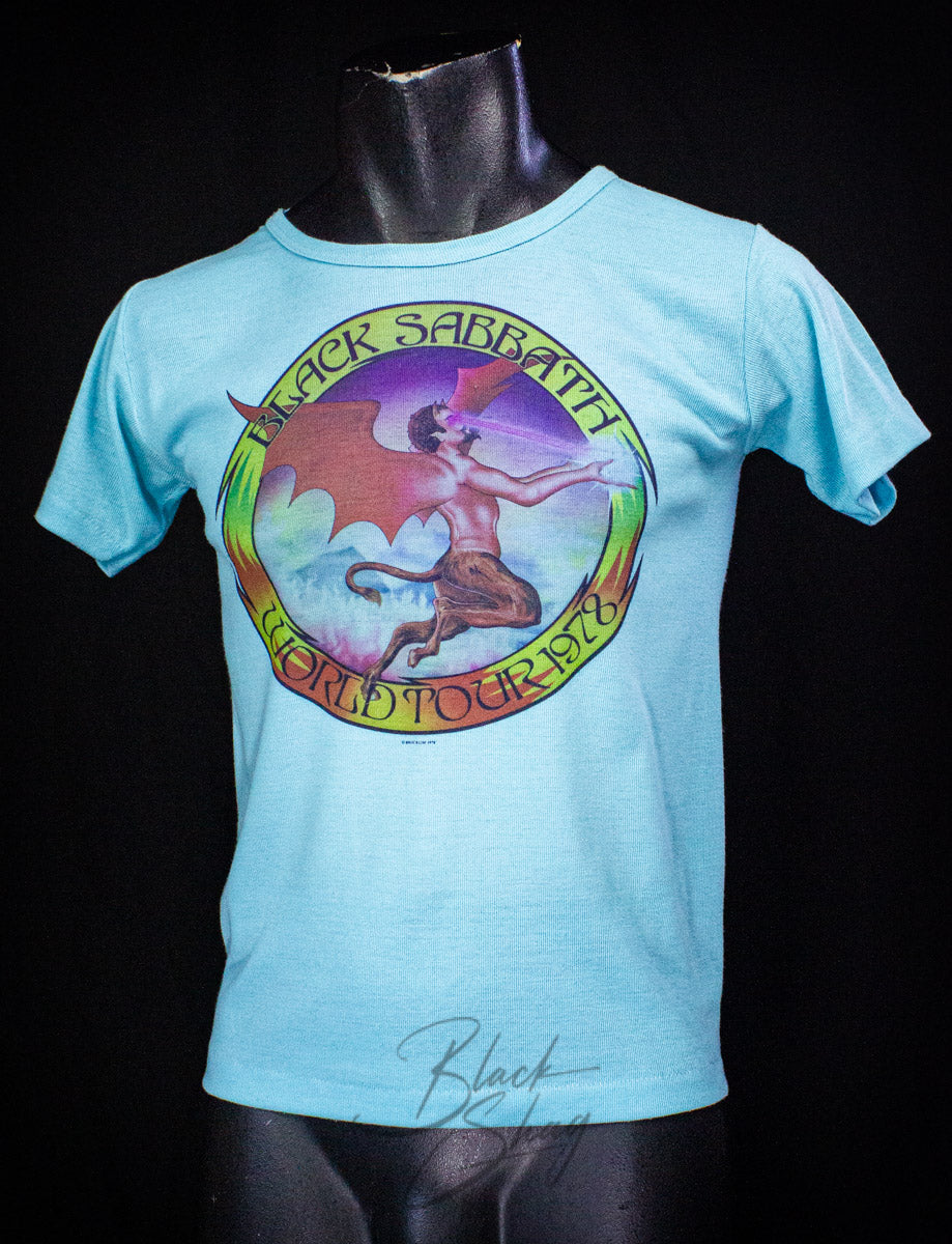 Vintage Black Sabbath World Tour Concert T Shirt 1978 Small Vintage Black Sabbath World Tour Concert T Shirt 1978 Small