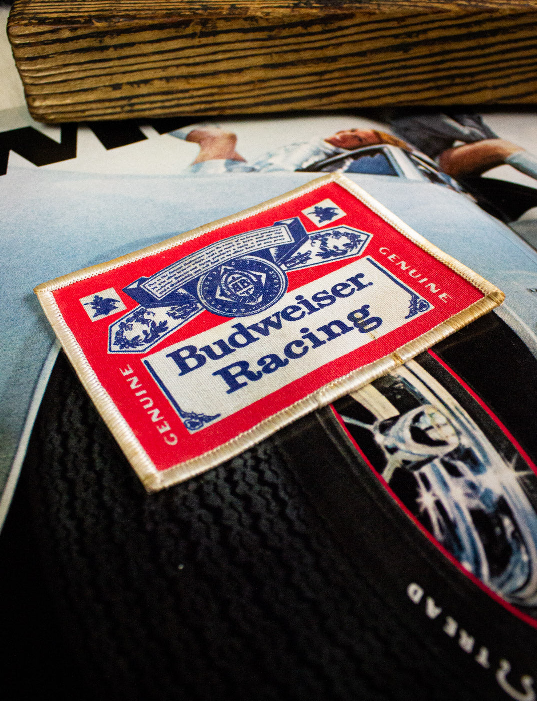 Vintage Budweiser Racing Patch