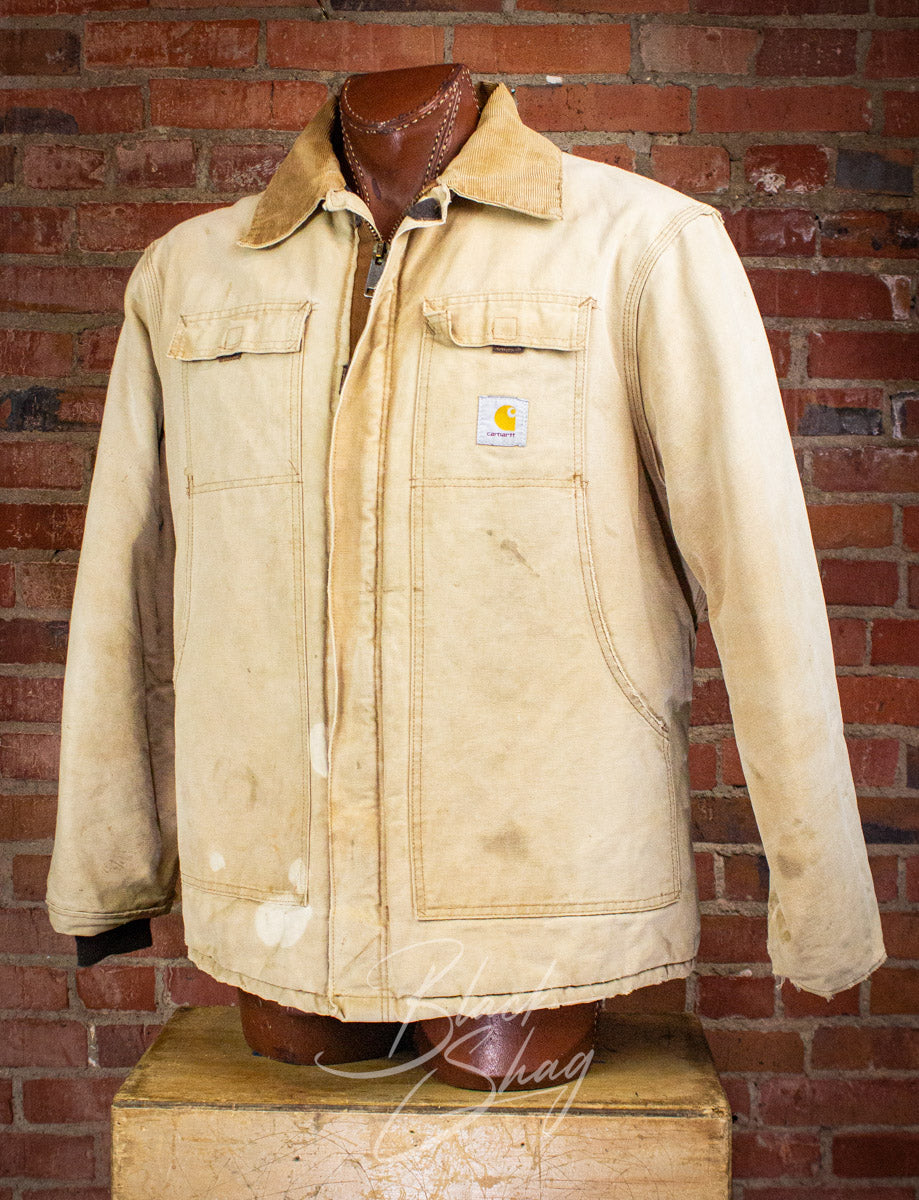 Vintage Carhartt Tan Chore Jacket 2XL – Black Shag Vintage