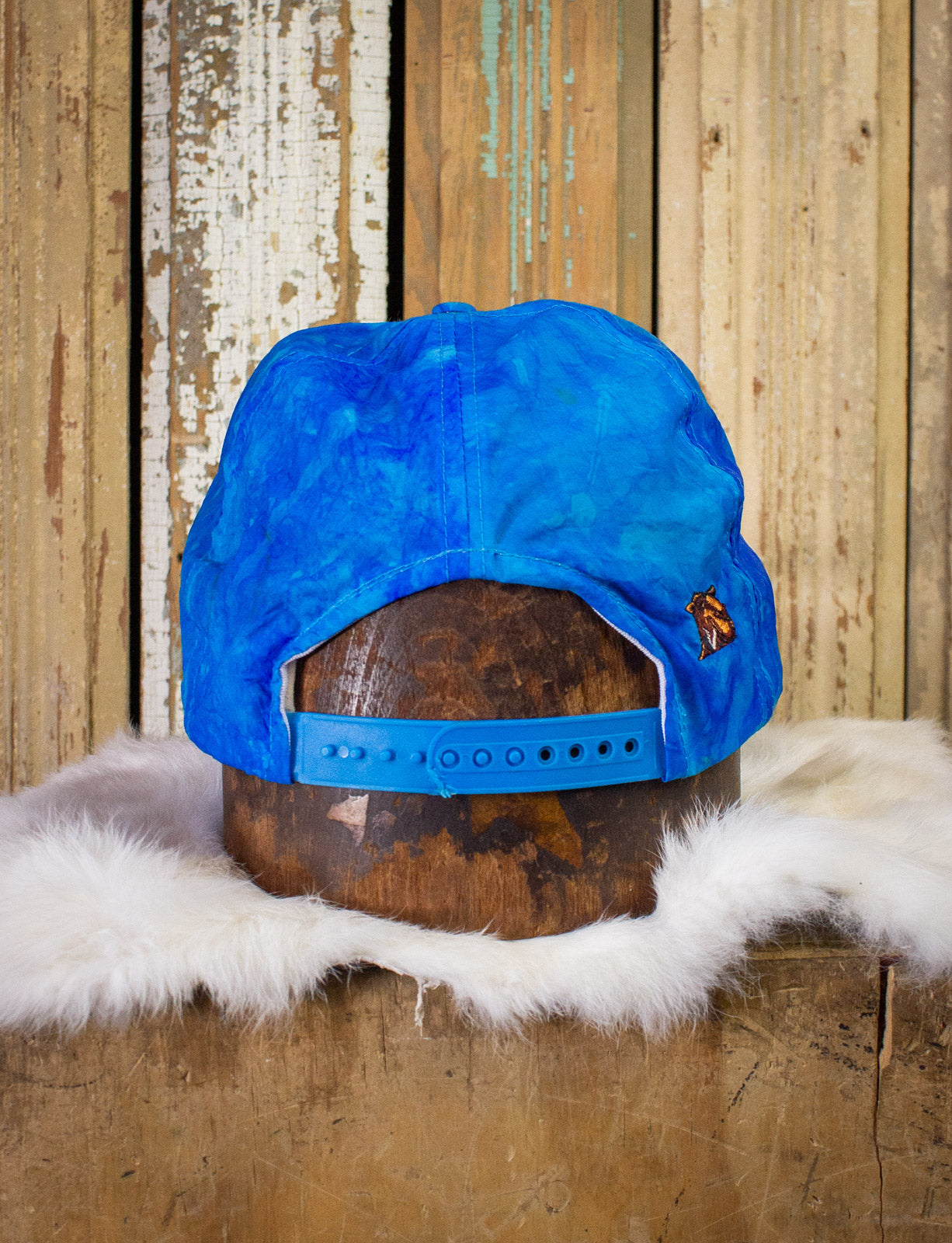 Vintage Camel Smooth Character Trucker Hat Blue