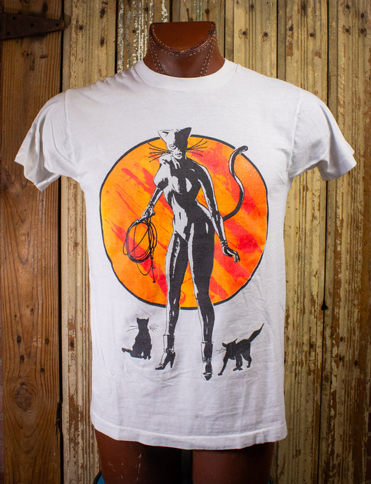 Vintage Catwoman Graphic T Shirt Large