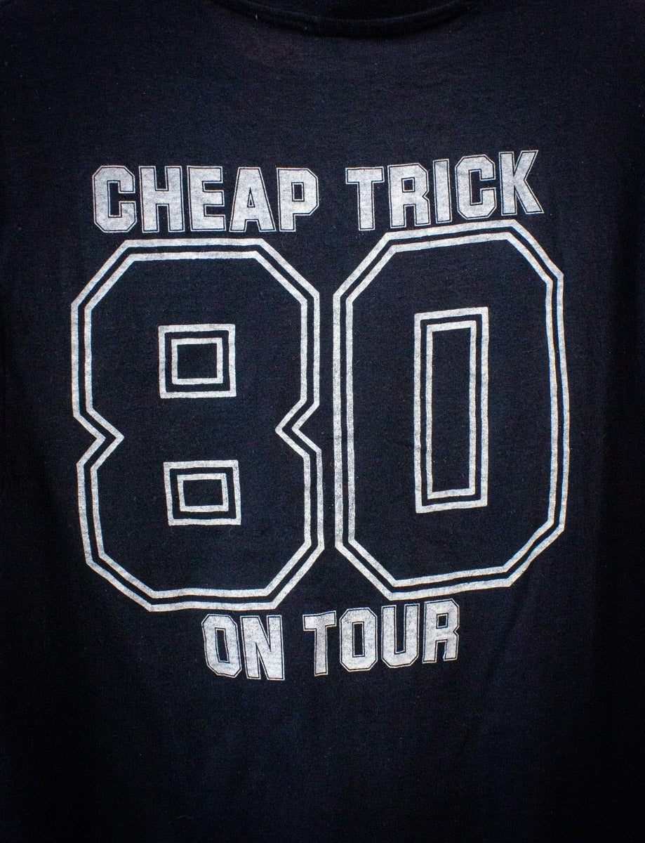 Vintage Cheap Trick On Tour Concert T Shirt 1980 Black Medium