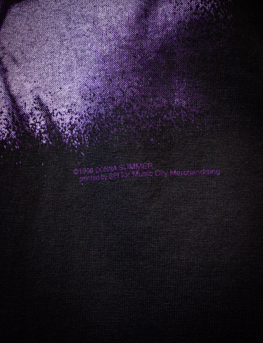 Vintage Donna Summers Midnight Concert T Shirt 1996 Black XL