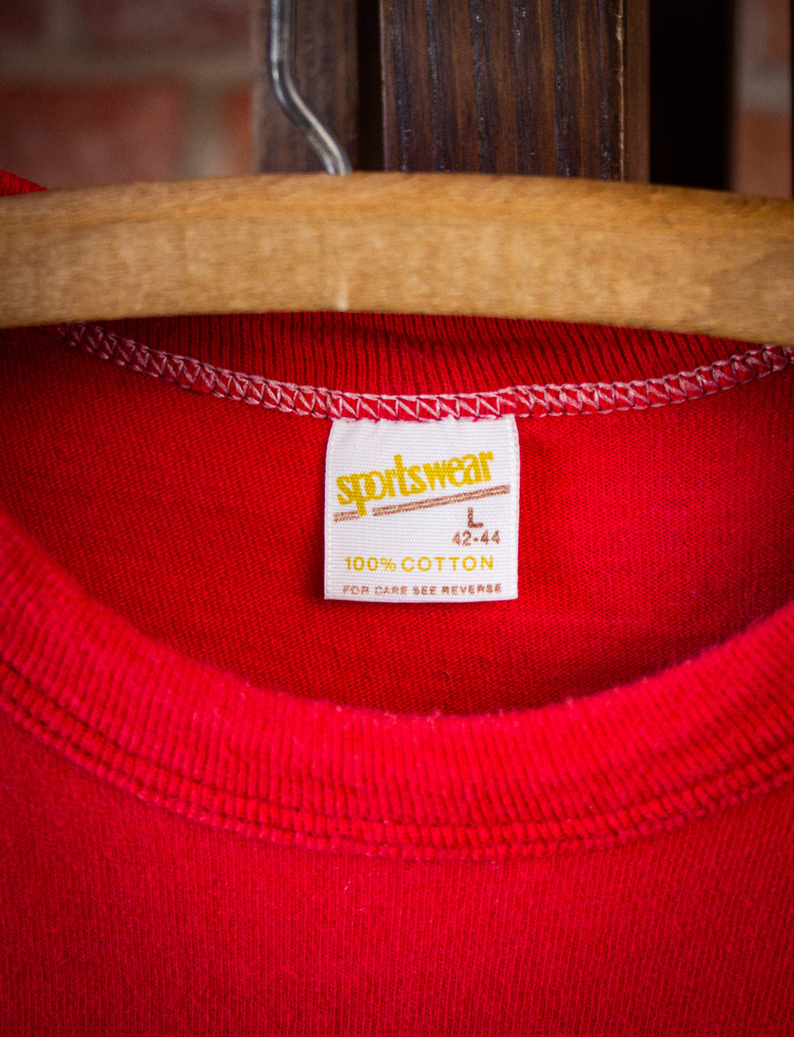 Vintage GHS Boomers Graphic T Shirt 70s Red Small