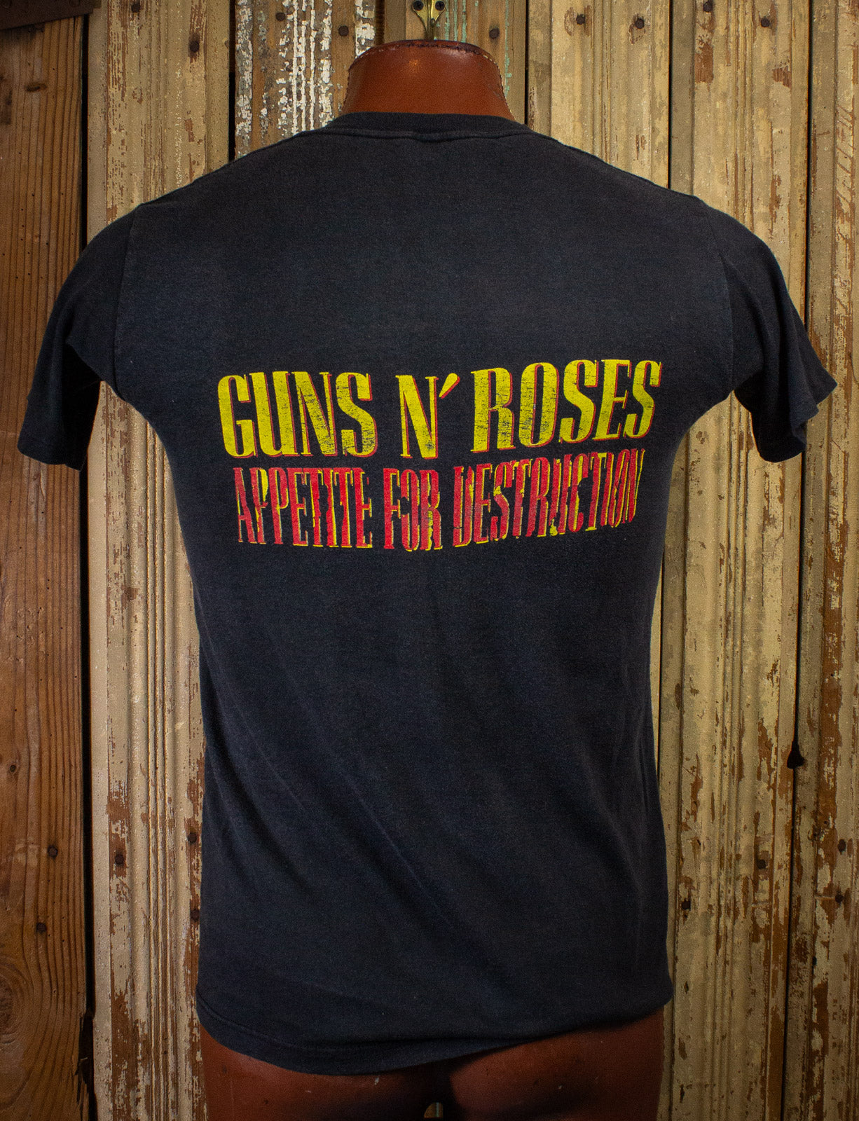 Vintage Guns N Roses Appetite for Destruction Concert T Shirt 1988 Large