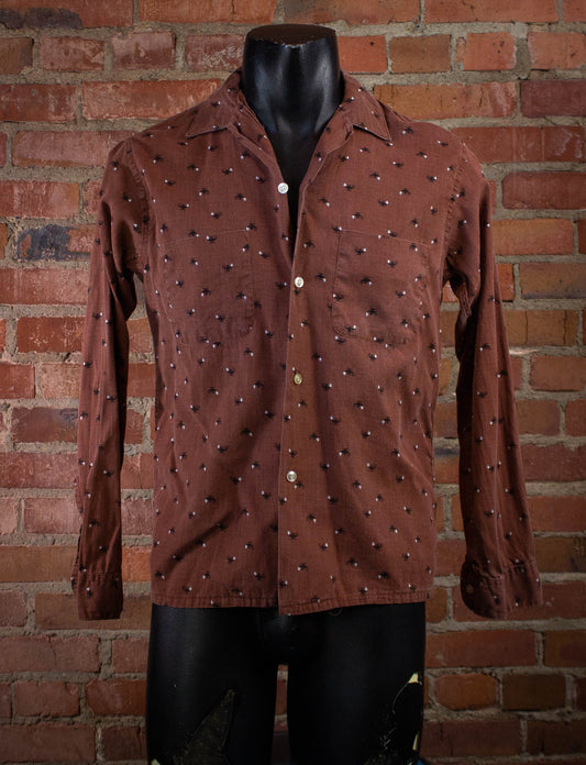 Vintage Hallmark Long Sleeve Button Up Shirt Small