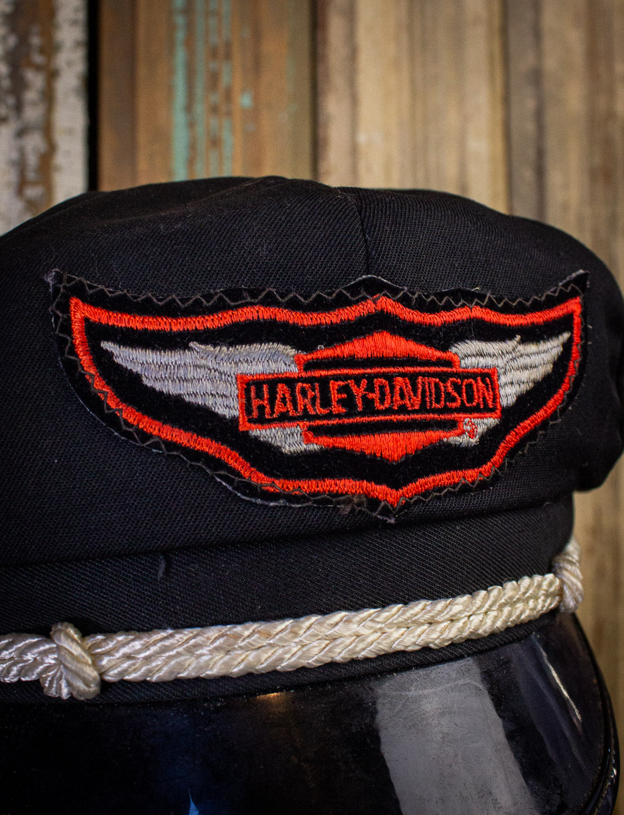 Vintage Harley Davidson Biker Hat 60s Size 7