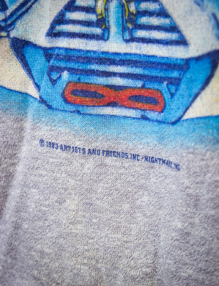 Vintage Journey Frontiers Raglan Concert T Shirt 1983 Medium