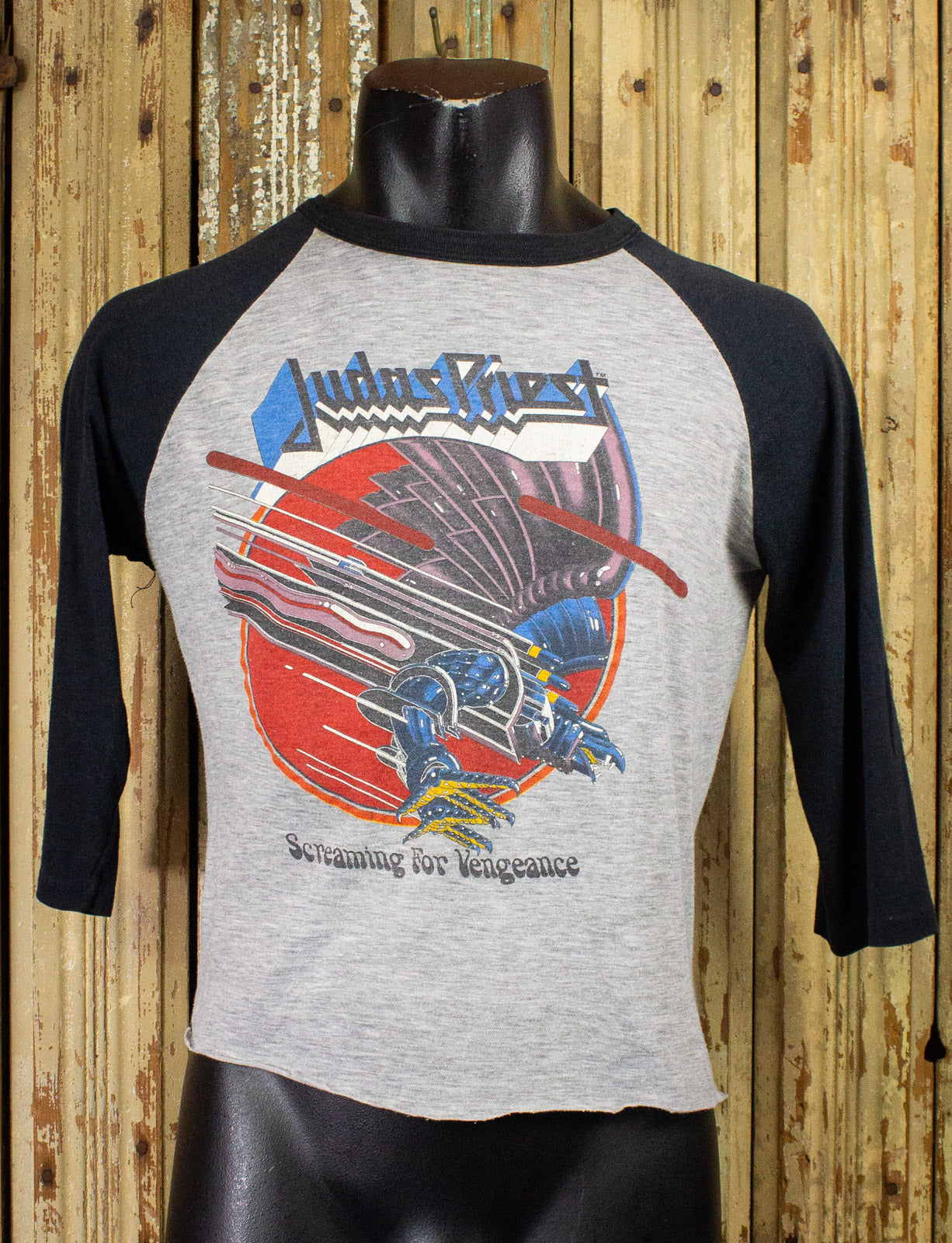 Judas Priest Screaming For Vengeance 1982 Tour Shirt Double Sided purchases