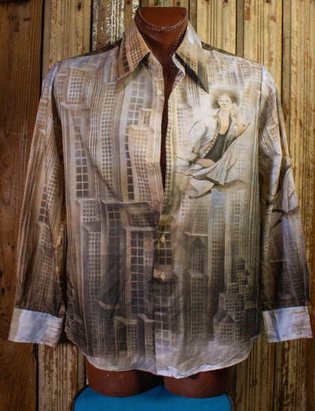 Vintage Kennington Button Up Shirt 70s Beige XL – Black Shag Vintage