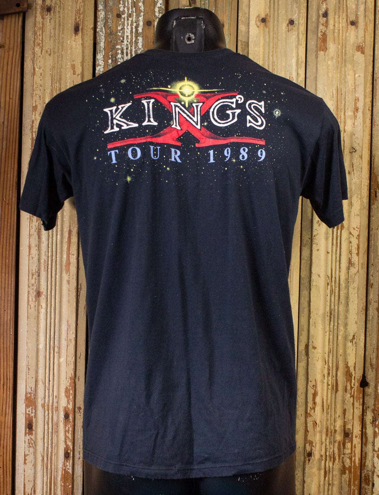 Vintage King's X Gretchen Goes to Nebraska Concert T Shirt 1989 Black Medium