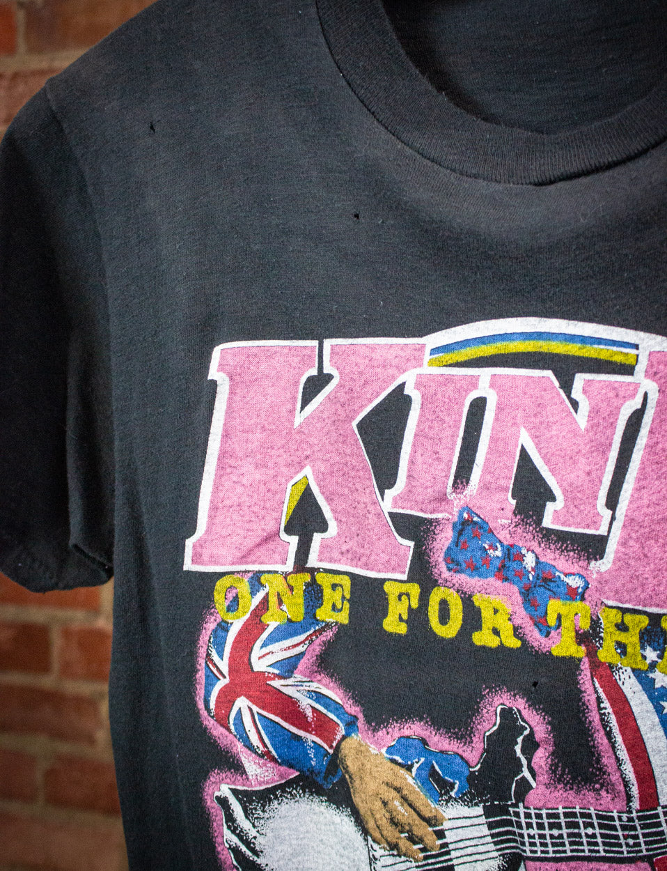 Vintage Kinks One for the Road Concert T Shirt 1980 Black XS