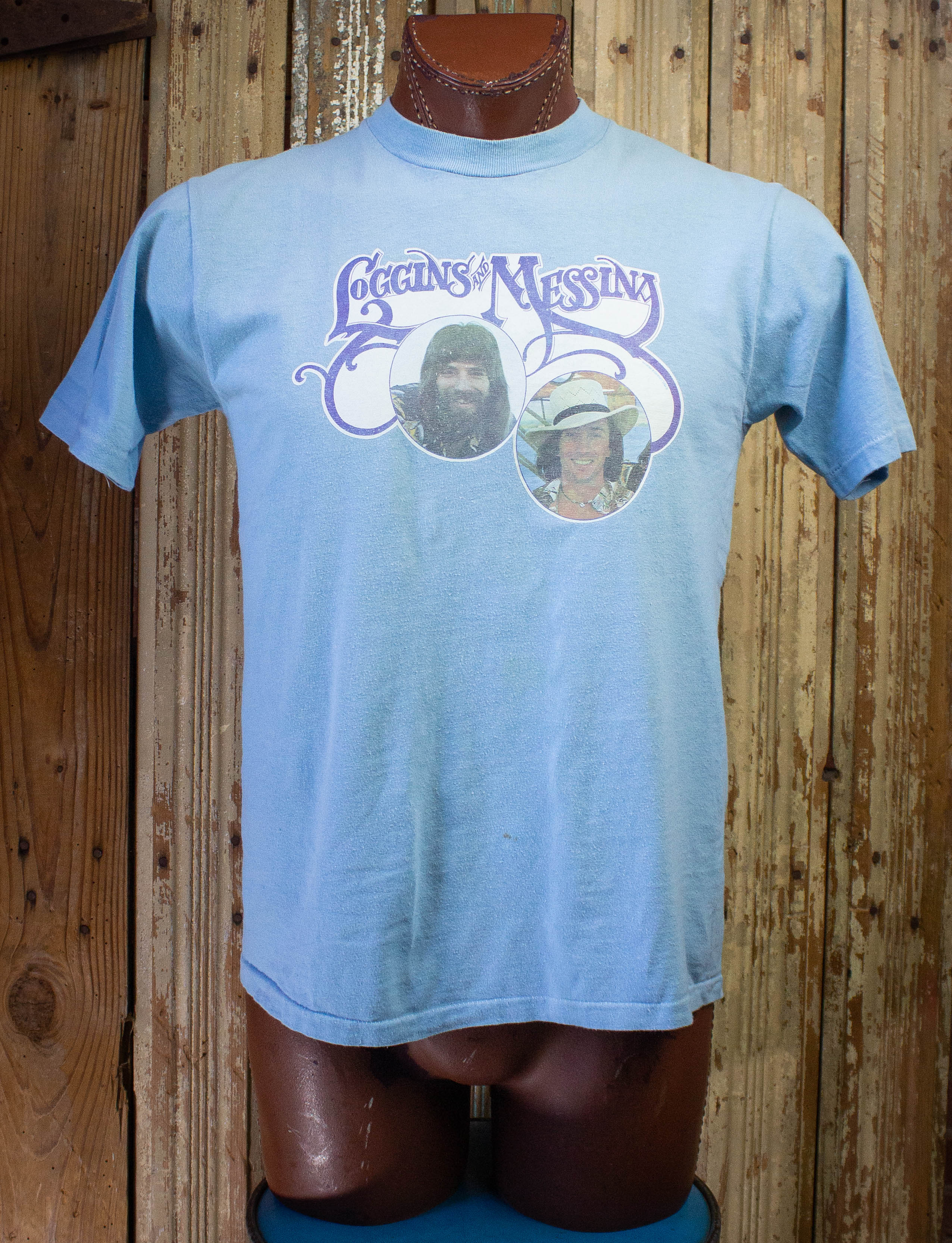 Vintage Loggins And Messina Concert T-Shirt 1970s M – Black Shag