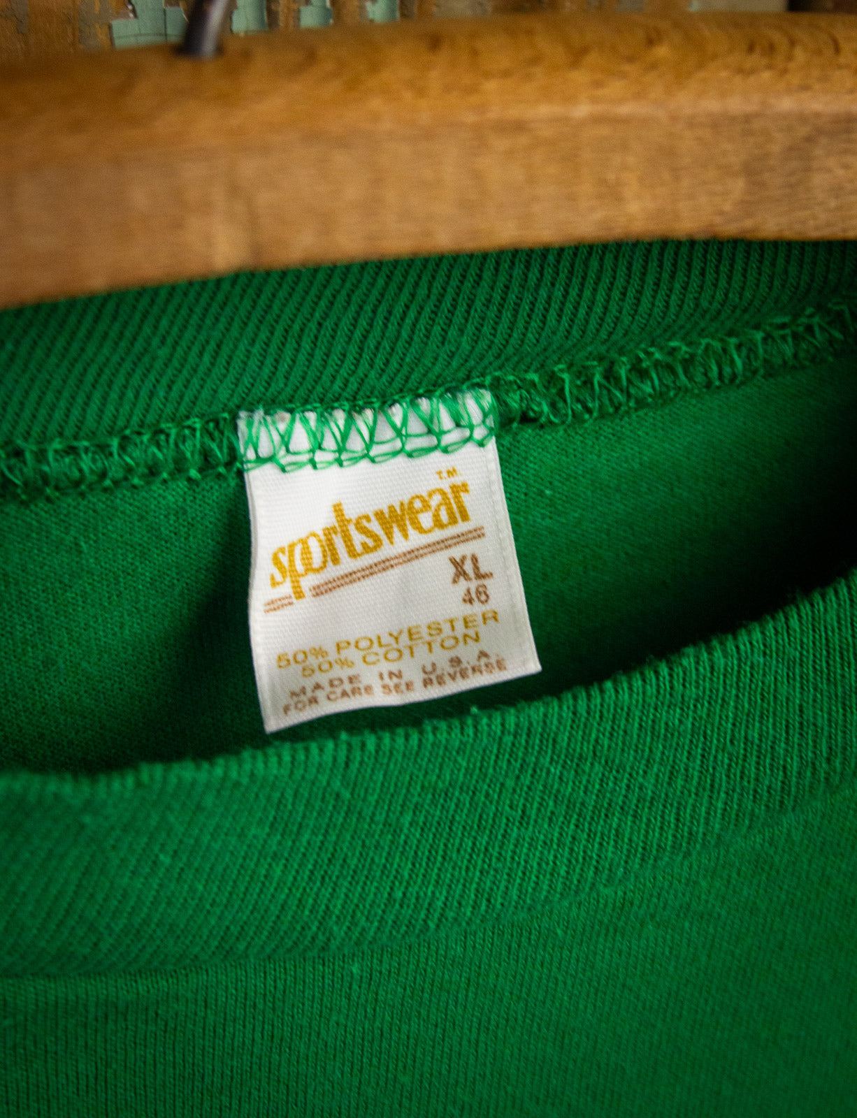 Vintage Matt's Saloon Graphic T Shirt 80s Green XL Prescott AZ