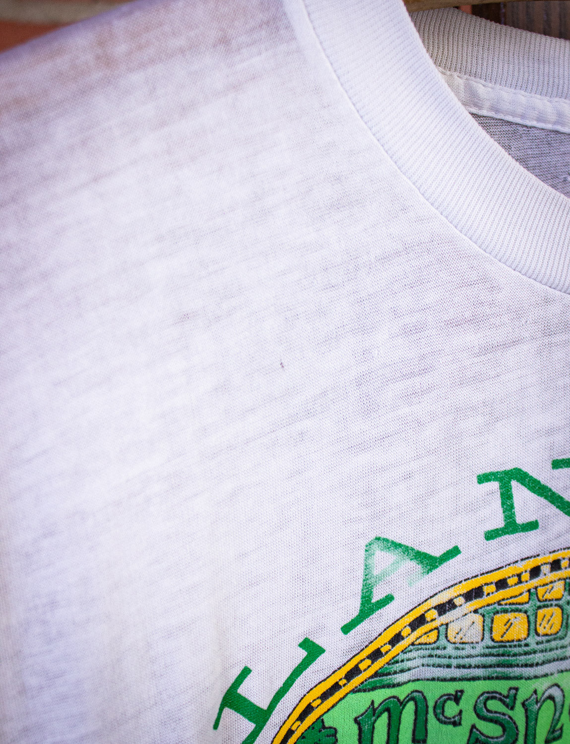 Vintage Mc Snoopy's Ireland Graphic T Shirt 80s White XL