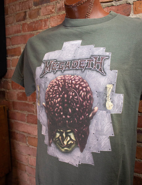 Vintage Megadeth Youthanasia Concert T-Shirt 1995 M – Black Shag