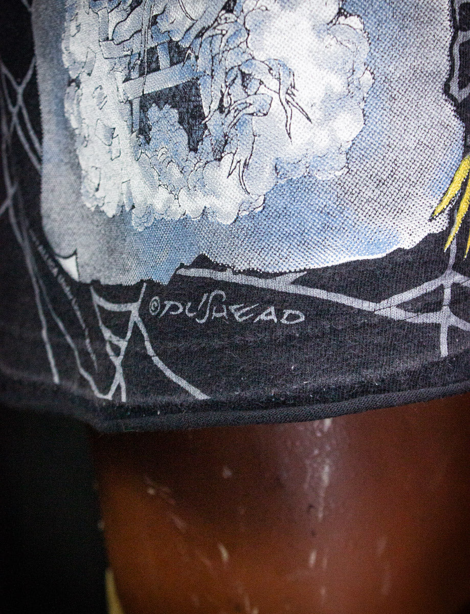 Vintage Metallica The Ringmaster Pushead All Over Print Concert T Shirt 1992 XL