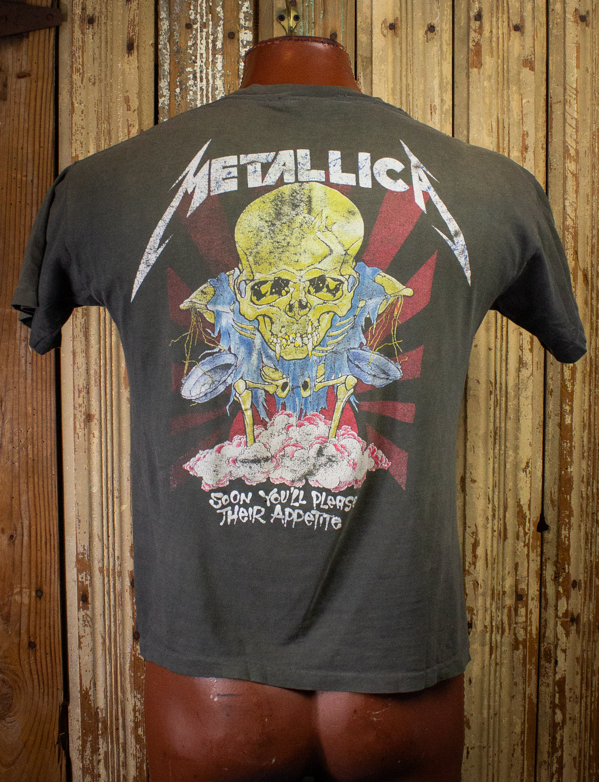 Vintage Metallica Doris Concert T Shirt 1989 Large