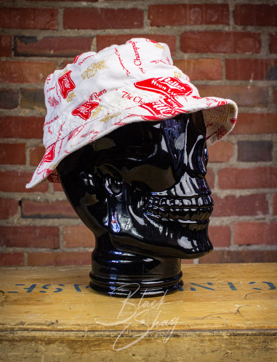 Vintage Miller High Life Bucket Hat 70s – Black Shag Vintage display picture 3