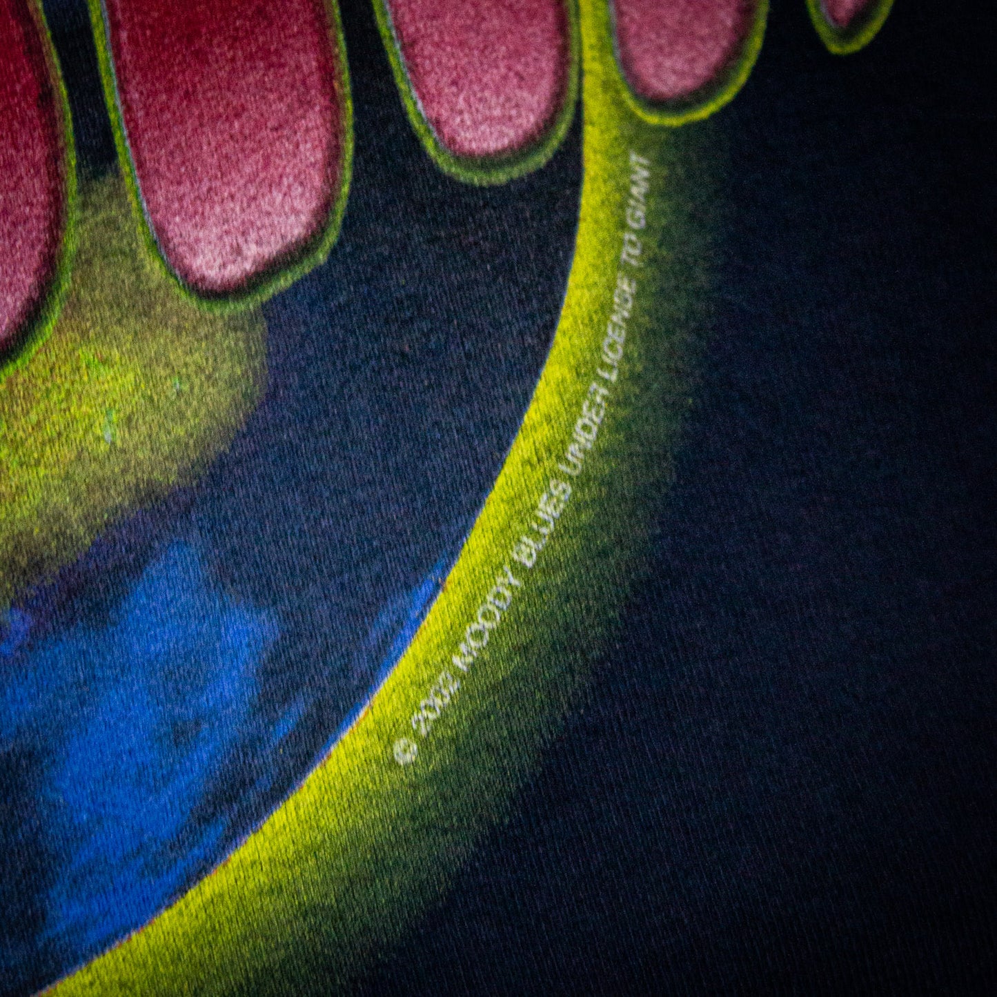 Vintage Moody Blues 3 Eye Concert T Shirt 2002 Blue XL