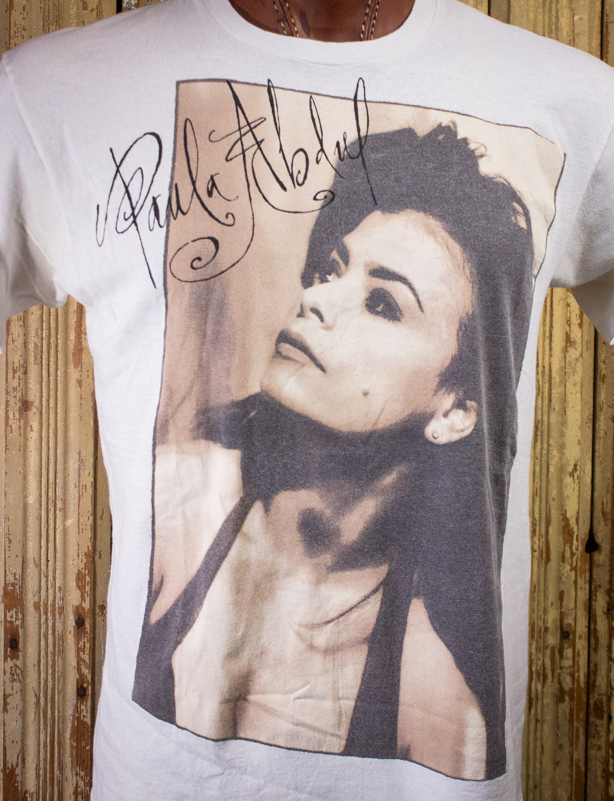 Vintage Paula Abdul Under My Spell Concert T shirt 1991 Large