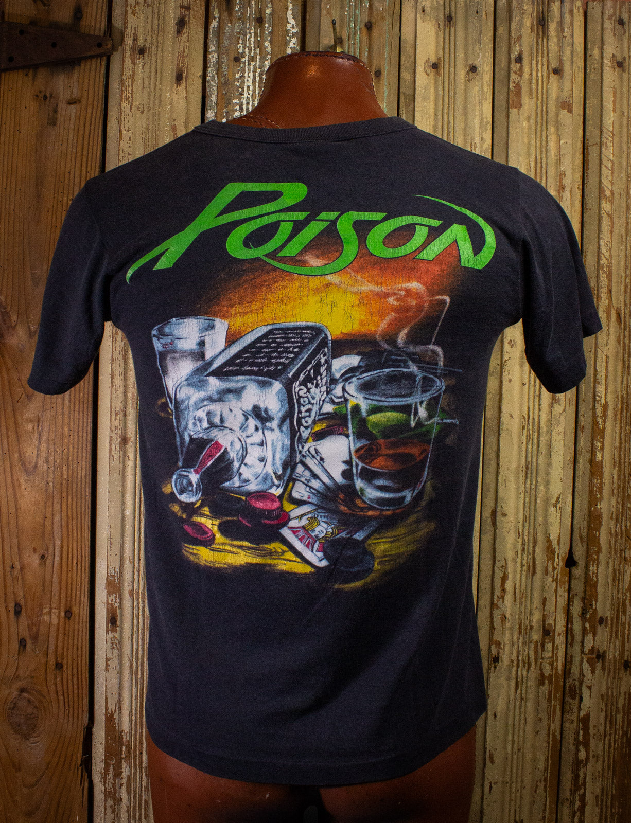 Vintage Poison Nothing But A Good Time Concert T shirt 1988 Large