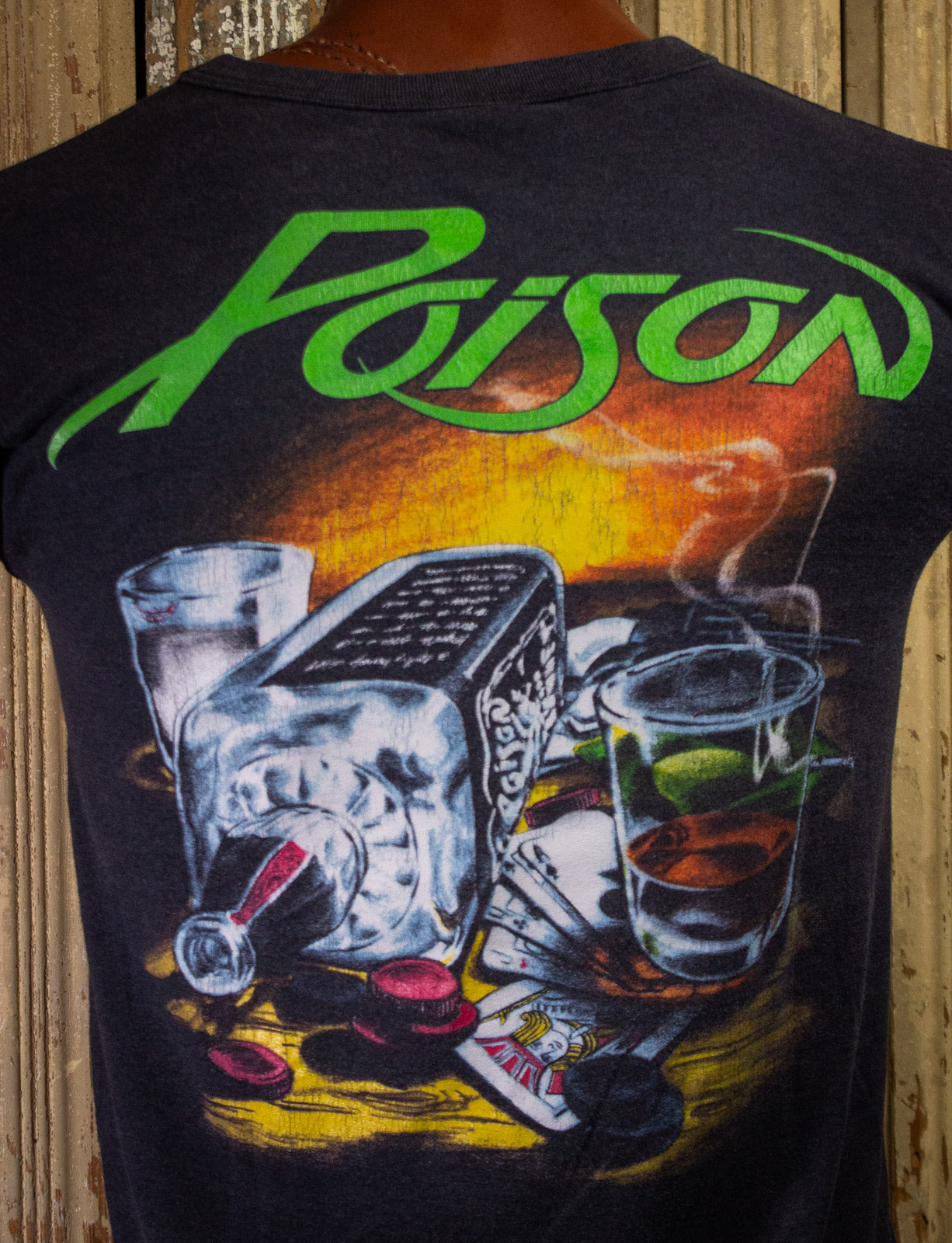 Vintage Poison Nothing But A Good Time Concert T shirt 1988 Large