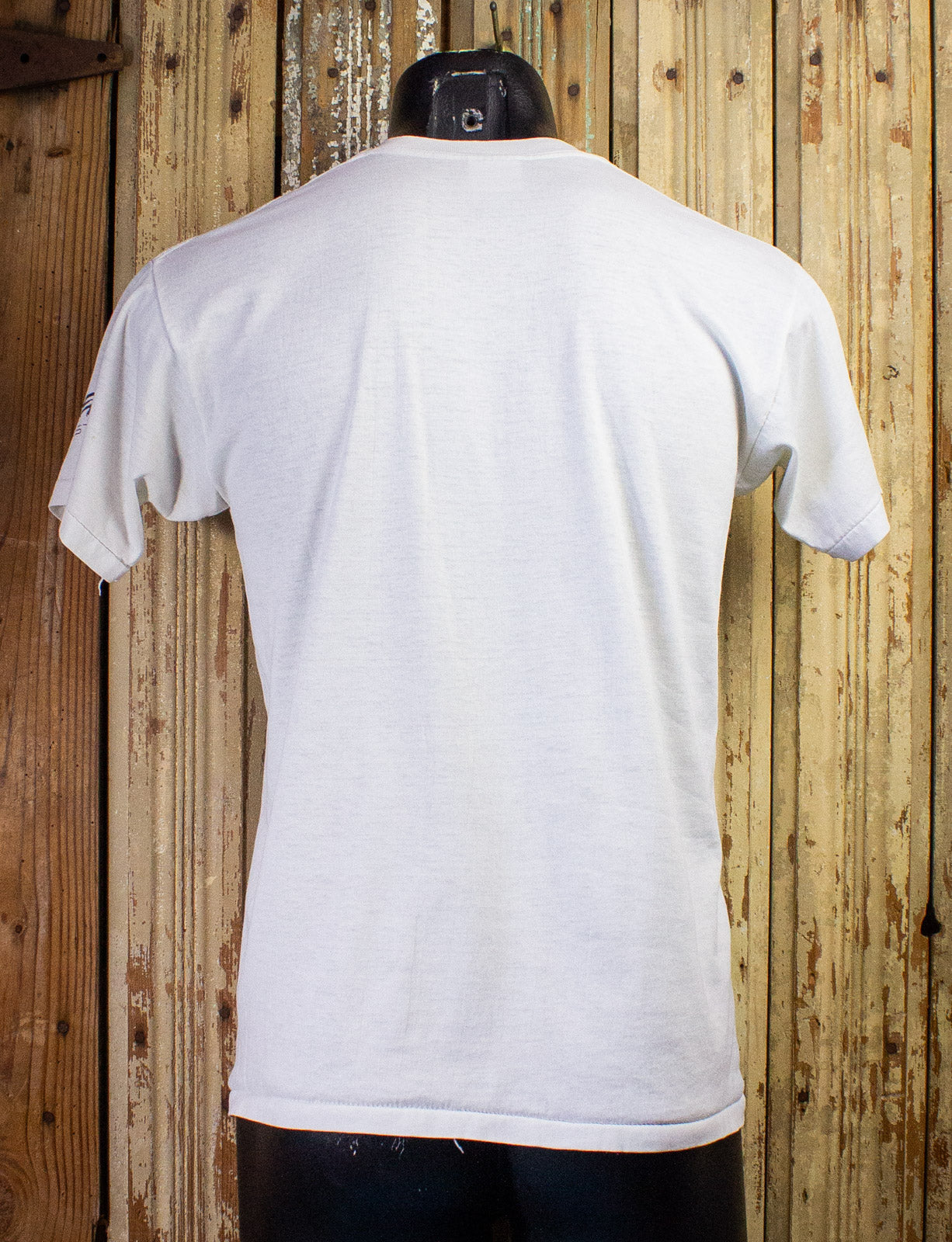 Vintage Power Club Graphic T Shirt 80s White Medium