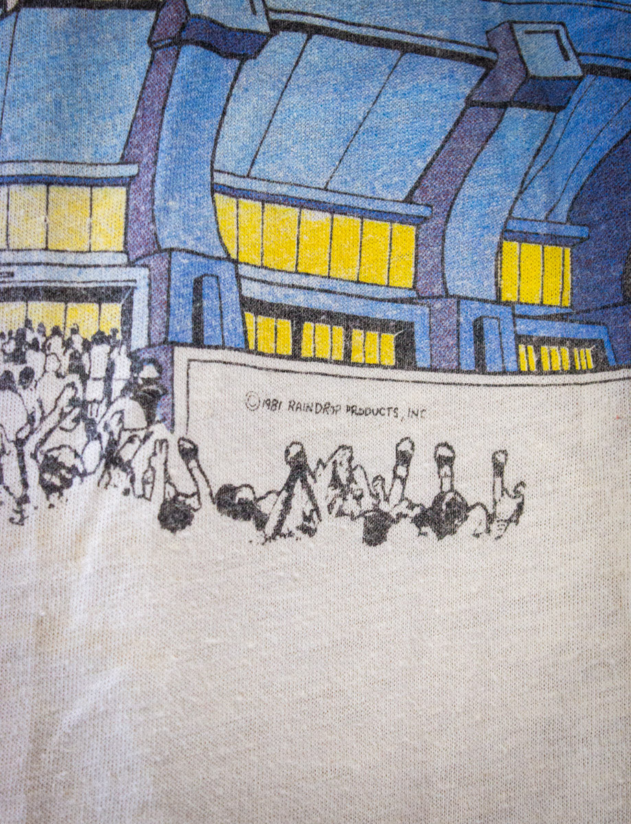 Vintage Rolling Stones Dragon Raglan Concert T Shirt 1981 Medium