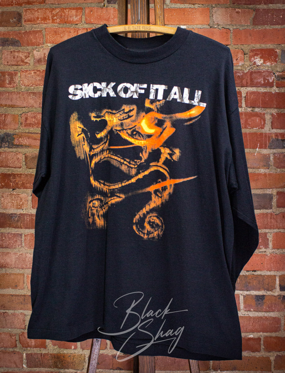 Vintage Sick Of It All Scratch The Surface Long Sleeve Concert T