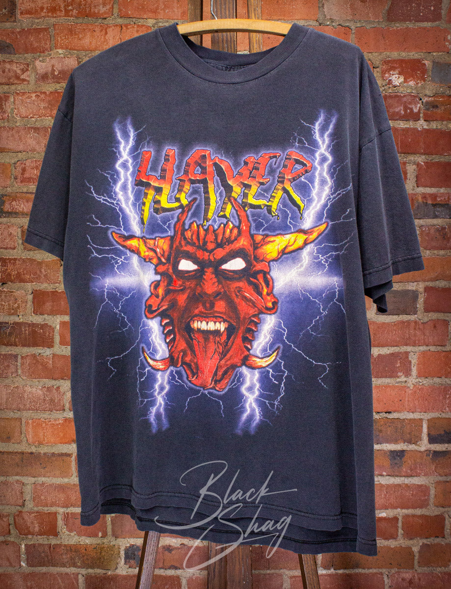 Vintage Slayer Diablo Concert T Shirt 1999 XL – Black Shag Vintage