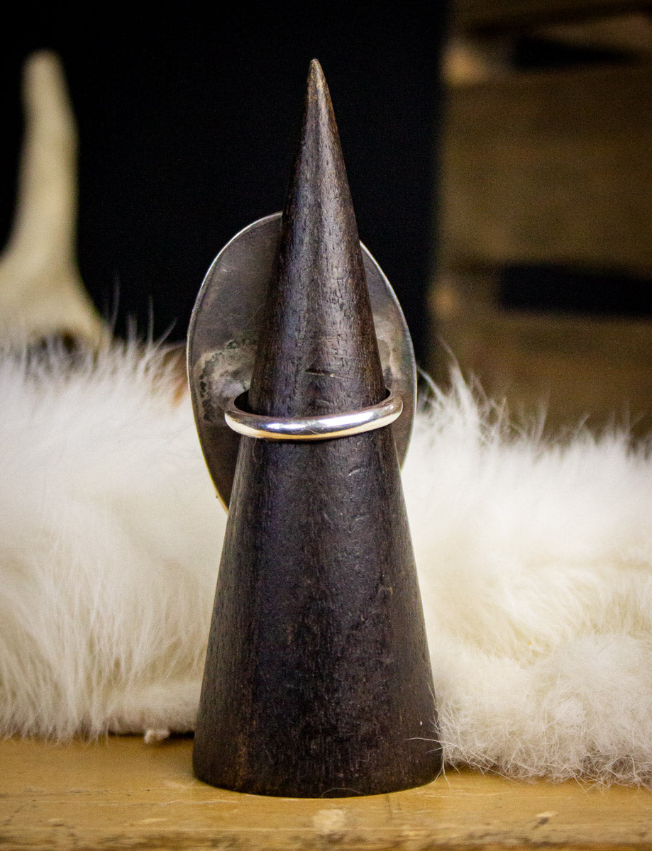 Vintage Sterling Silver Royston Ribbon Turquoise Ring Size 11