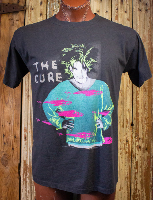 Vintage The Cure Beach Party Tour Concert T shirt 1986 Black Large